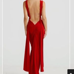 Melani Izabella gown red NWT never worn size small